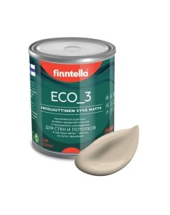 Краска Eco 3 Wash and Clean Kentta / F-08-1-1-LG174 Finntella