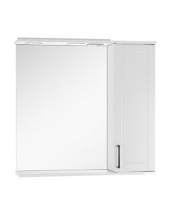 Шкаф с зеркалом для ванной Charlie 80 Домино