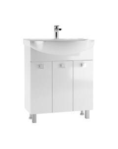 Тумба под умывальник Айсберг Элеганс 75 Мега без ящика