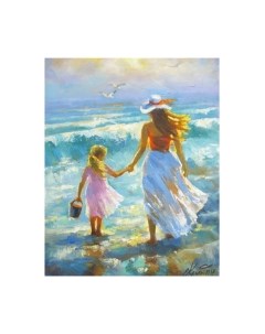 Картина по номерам Остров Сокровищ На прогулке с мамой / 662909 Остров сокровищ