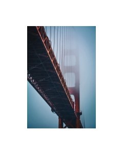 Картина на стекле Мост в тумане 2 ST039 Stamprint