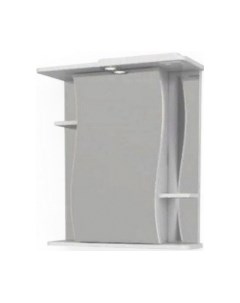 Шкаф с зеркалом для ванной Мебельград Волна с/о 62 / 466317