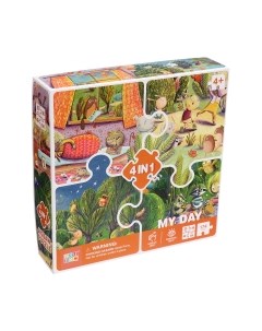 Набор пазлов Puzzle Time 4 в 1. Чудесный день 88598 / 9847786 Puzzle time