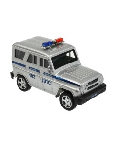 Автомобиль игрушечный Технопарк UAZ Hunter Полиция / HUNTER-11POL-SR