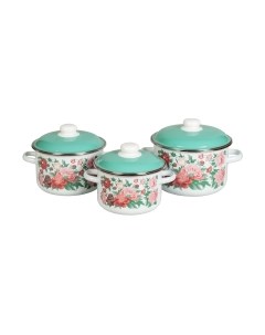 Набор кастрюль СтальЭмаль Армель 6КВ021М Стальэмаль