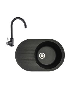 Мойка кухонная со смесителем БелЭворс Rondo R + смеситель W4998-3-22 Белэворс