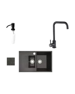 Мойка кухонная со смесителем БелЭворс Forma R + смеситель W4998-4-22 + дозатор L405F Белэворс