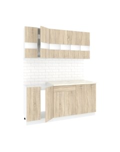 Кухонный гарнитур Кортекс-мебель Корнелия Экстра 1.8м