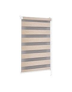 Рулонная штора Delfa Сантайм День-Ночь Бамбук МКД DN-42903