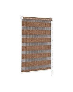 Рулонная штора Delfa Сантайм День-Ночь Бамбук МКД DN-42905