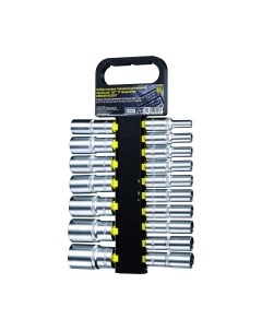 Набор головок слесарных BERGER SuperLock удлиненных 1/2" 8-32мм / BG2037 Berger