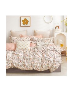 Комплект постельного белья Alleri Сатин Premium 2сп с евро max простыней / СП-268