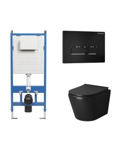 Унитаз подвесной с инсталляцией Grossman GR-4478BMS+900.K31.01.000+700.K31.03.210.210