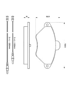 Тормозные колодки 0986424278 Bosch
