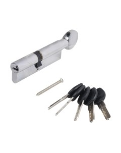 Цилиндровый механизм замка Аллюр HD FG 100-5K СP 40x10x50G вертушка перфорированный