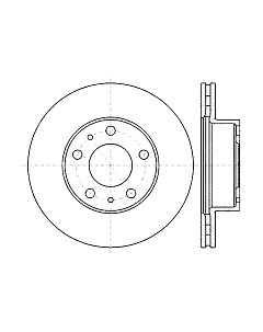 Тормозной диск 60209945VSX Stellox