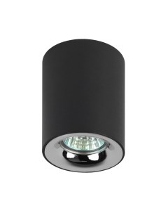 Потолочный светильник ЭРА OL1 GU10 BK/CH / Б0041502 Эра