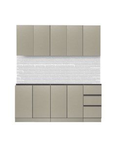 Кухонный гарнитур Мэри ДСП 2.0м без столешницы Артём-мебель