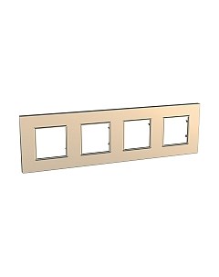 Рамка для выключателей и розеток Schneider Electric Unica MGU6.708.56 Schneider electric