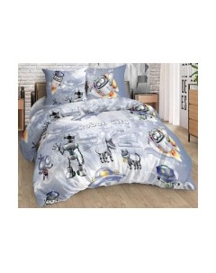 Комплект постельного белья Моё бельё БП Город роботов / 12875/1