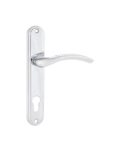 Ручка дверная Аллюр 132-1 85мм CP