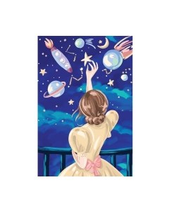 Картина по номерам Школа талантов Ночное небо / 6951165