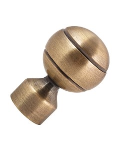 Набор наконечников для карниза АС ФОРОС Шар рифленый D16 Ас форос