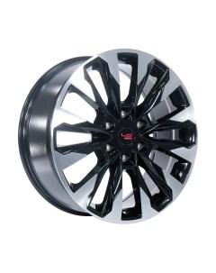 Литой диск LegeArtis TY572 Land Cruiser 300 18x8" 6x139.7мм DIA 95.1мм ET 60мм BKF Legeartis