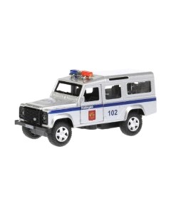 Автомобиль игрушечный Технопарк Land Rover Defender Полиция / DEFENDER-P-SL