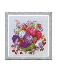 Набор для вышивания Букет с астрами / 1773 Риолис