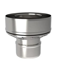 Переходник для труб Гефест Сталь 130x200 AISI 430/430 0.8мм/0.5мм (П-М) (К) тип 2 Гефест сталь