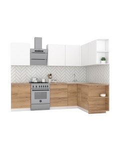 Кухонный гарнитур Интермебель Микс Топ-16 2.1x1.6м правая