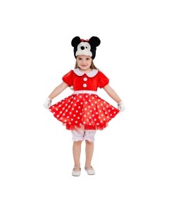 Костюм карнавальный Минни Маус / 9013 к-21-26 Пуговка