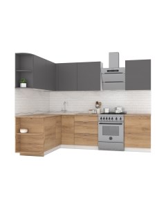 Кухонный гарнитур Интермебель Микс Топ-19 2.1x1.7м левая