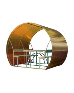 Беседка КомфортПром Пион 2м с покрытием Комфортпром