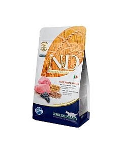 Сухой корм для кошек N&D Low Grain Lamb & Blueberry Adult Farmina