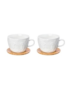 Набор для чая/кофе Elan Gallery Птички на ветке / 540345 Elan gallery