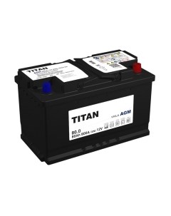 Автомобильный аккумулятор TITAN AGM L4 800A R+ Титан
