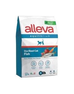 Сухой корм для кошек Alleva Эквилибриум с рыбой для кастрир. и стерилиз. / P61074