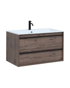 Тумба с умывальником Aquanet Lino 90 / 271950