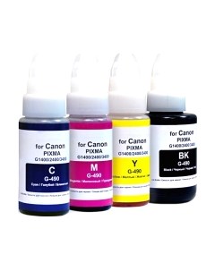 Комплект контейнеров с чернилами Revcol GI-490 / 6427