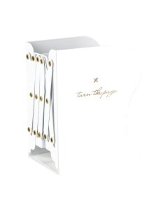 Подставка для книг Lorex Booklover Total White / LXBHBL-TW
