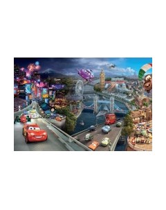 Фотообои листовые ФабрикаФресок Тачки в городе мультфильм / 884270 Фабрикафресок