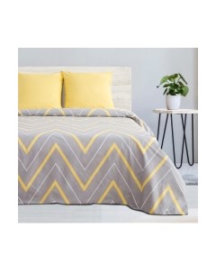 Комплект постельного белья Этель Желто-серые зигзаги / 2565816