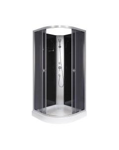 Душевая кабина Niagara Eco E90/13/TN/BK 90x90x200