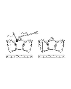 Тормозные колодки Patron PBP1626 Патрон