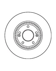 Тормозной диск DF6108S Trw
