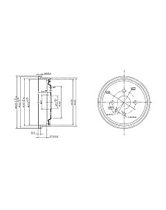 Тормозной барабан Patron PDR1118 Патрон