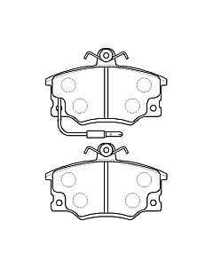 Тормозные колодки HP9350 Hsb