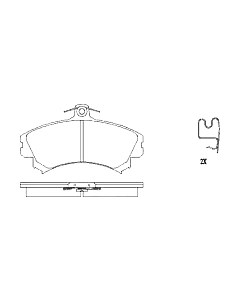 Тормозные колодки Patron PBP1093 Патрон